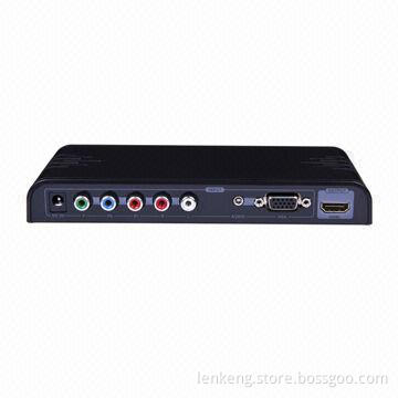 Component Video with Audio or VGA with Audio to HDMI Scaler (720p/1080p)